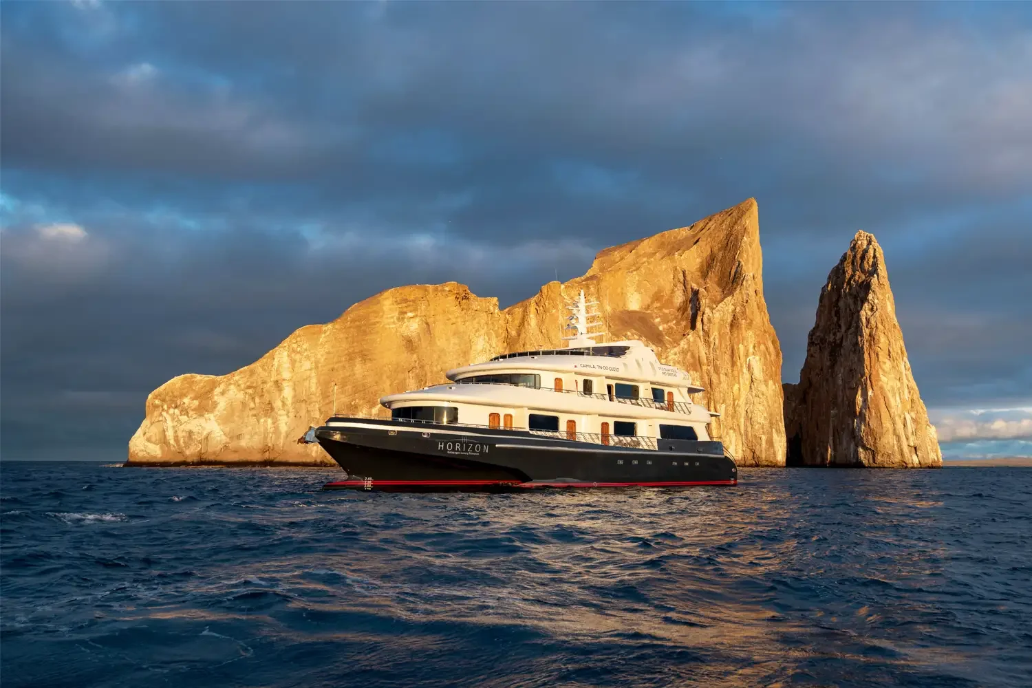 Premium yacht in the Galápagos