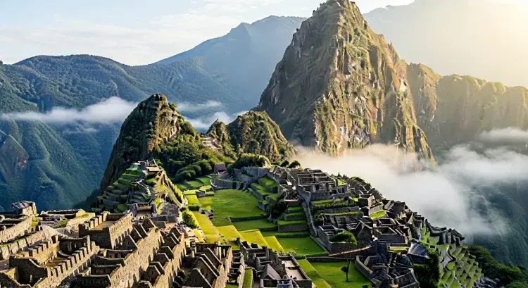 Hikers on the Inca Trail in Peru